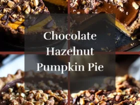 chocolate hazelnut pumpkin pie