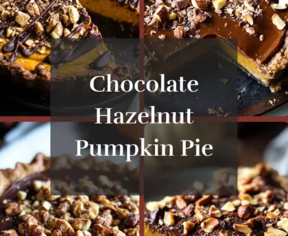 chocolate hazelnut pumpkin pie