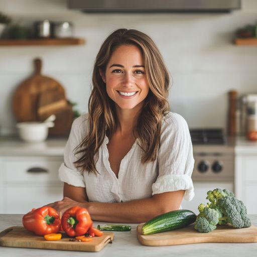 Carolyn Richardson in her kitchen