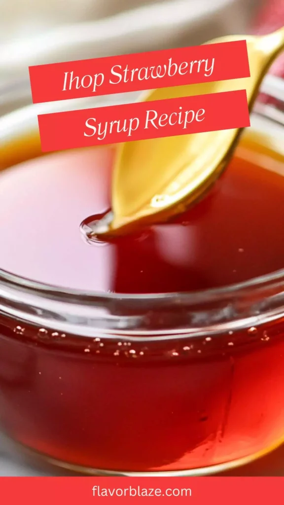 ihop strawberry syrup recipe