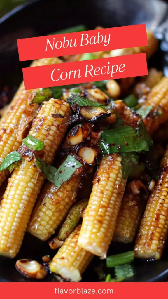 nobu baby corn recipe