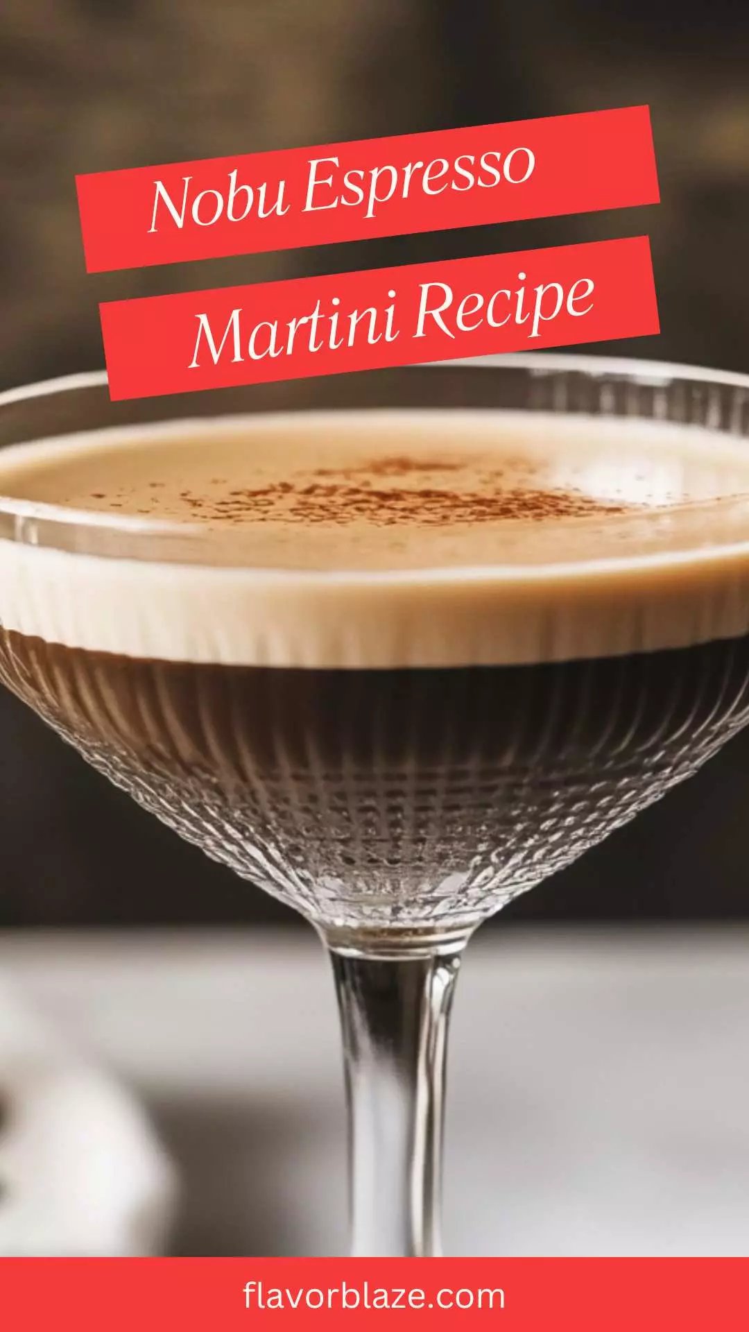 nobu espresso martini recipe