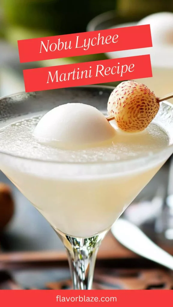 nobu lychee martini recipe