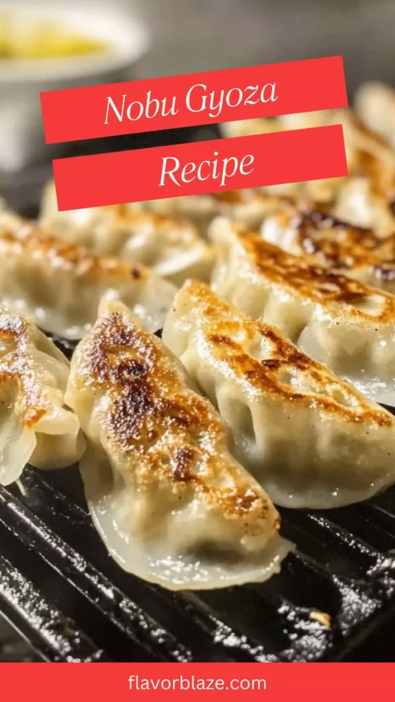 Nobu gyoza recipe