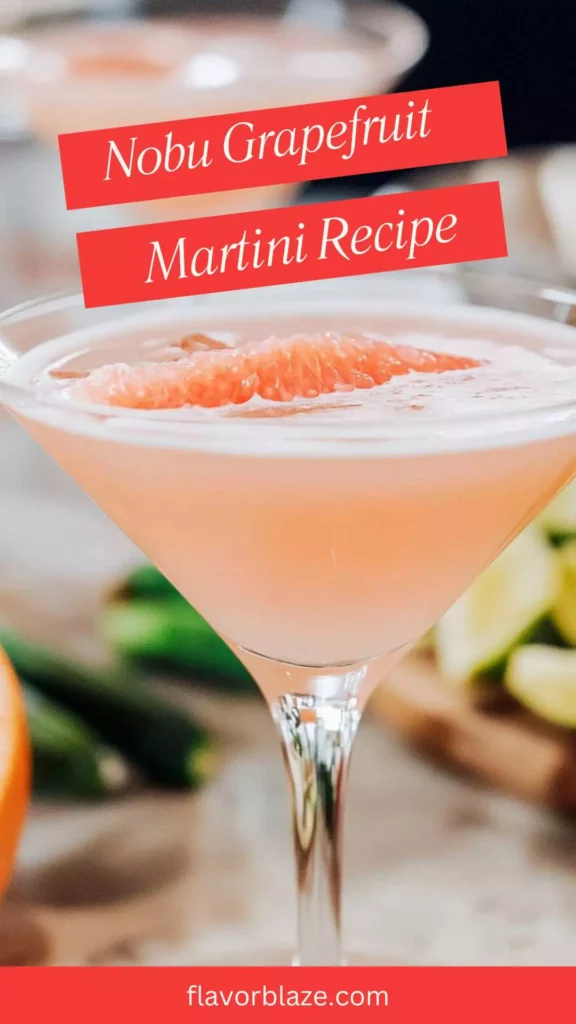 nobu grapefruit martini recipe