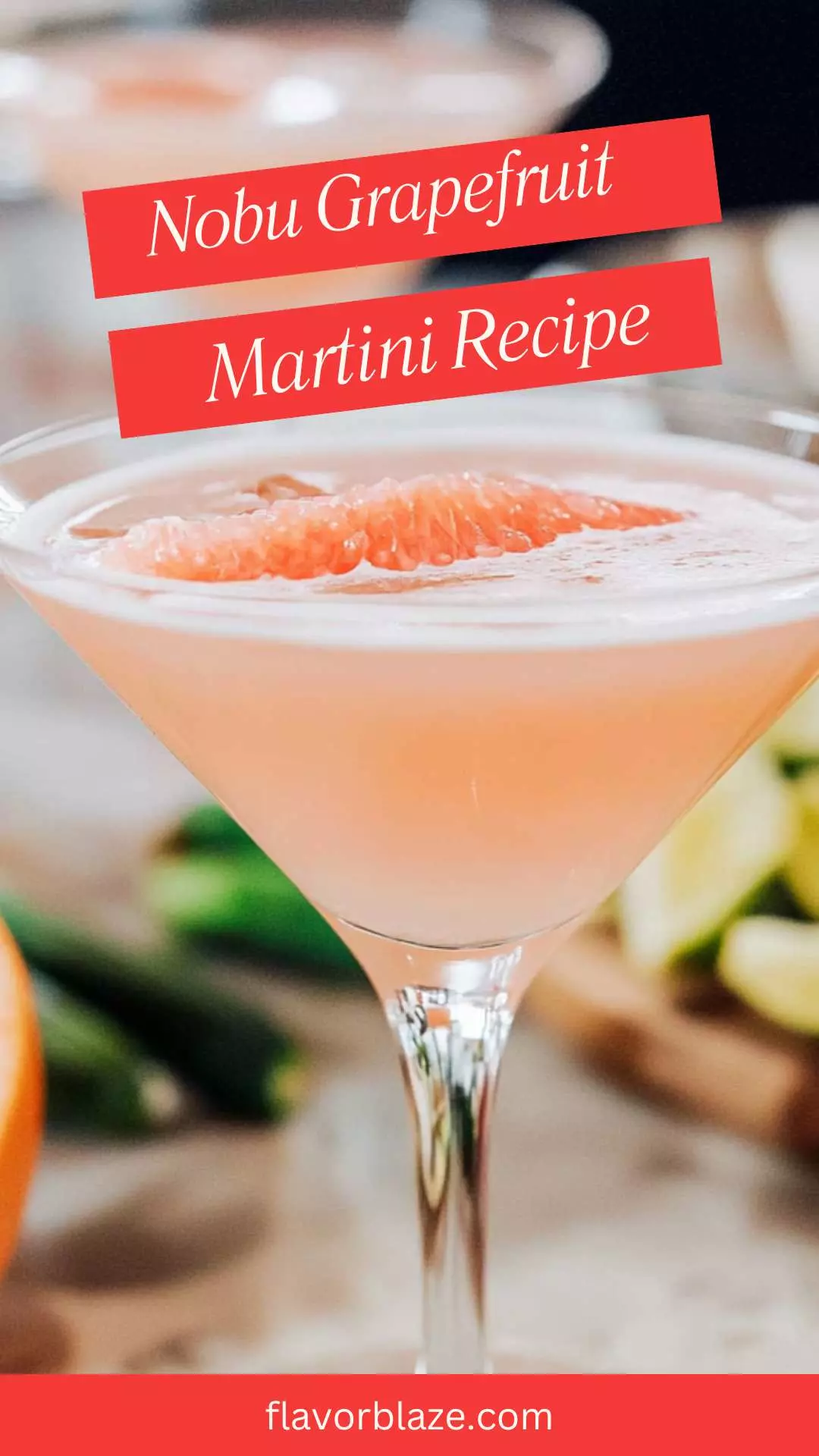 nobu grapefruit martini recipe