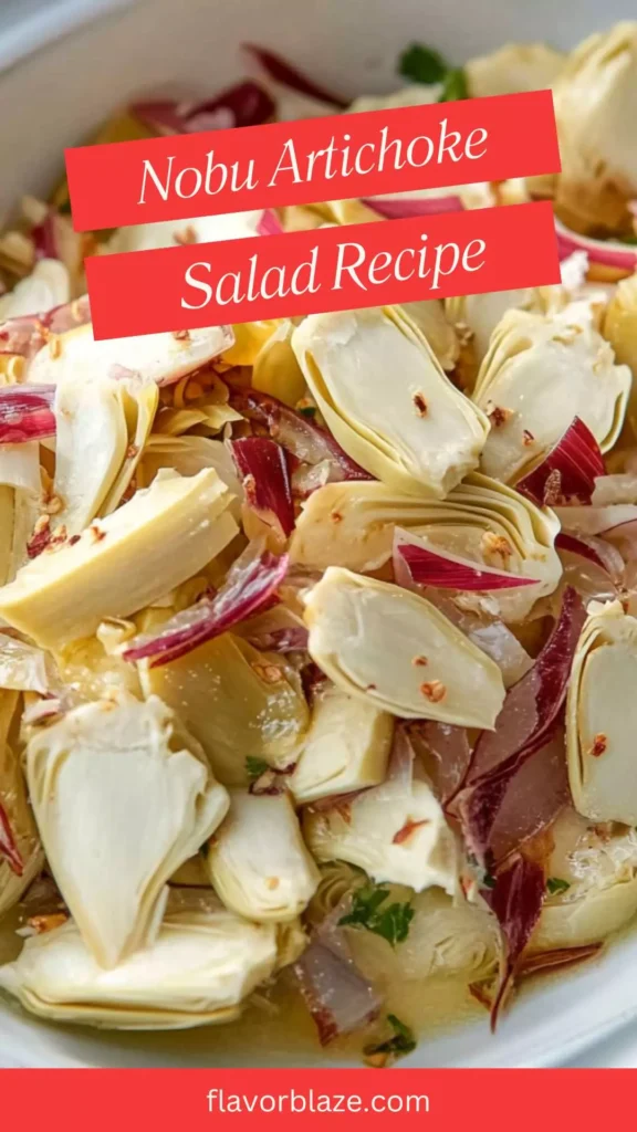 nobu artichoke salad recipe