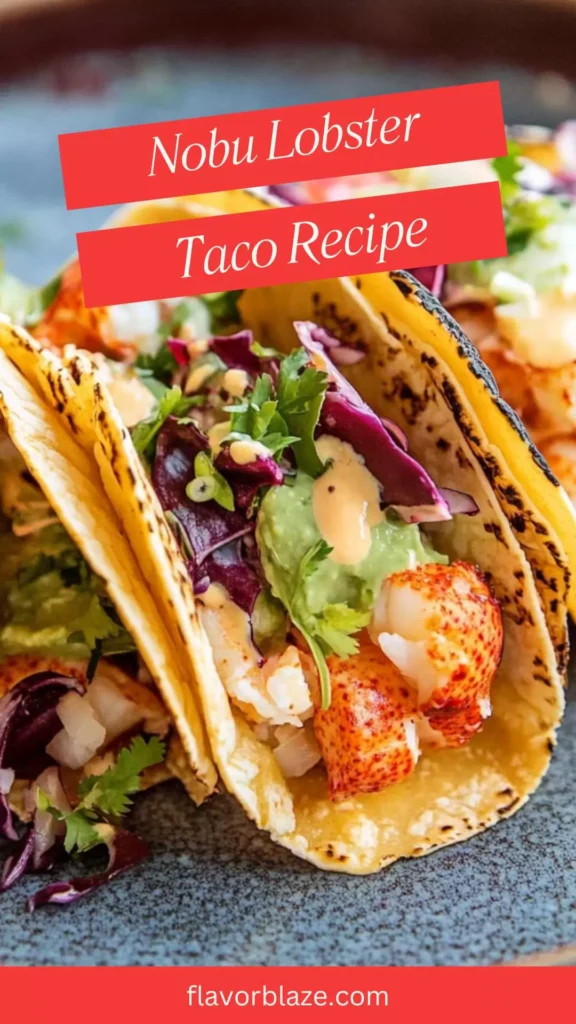 nobu lobster taco recipe