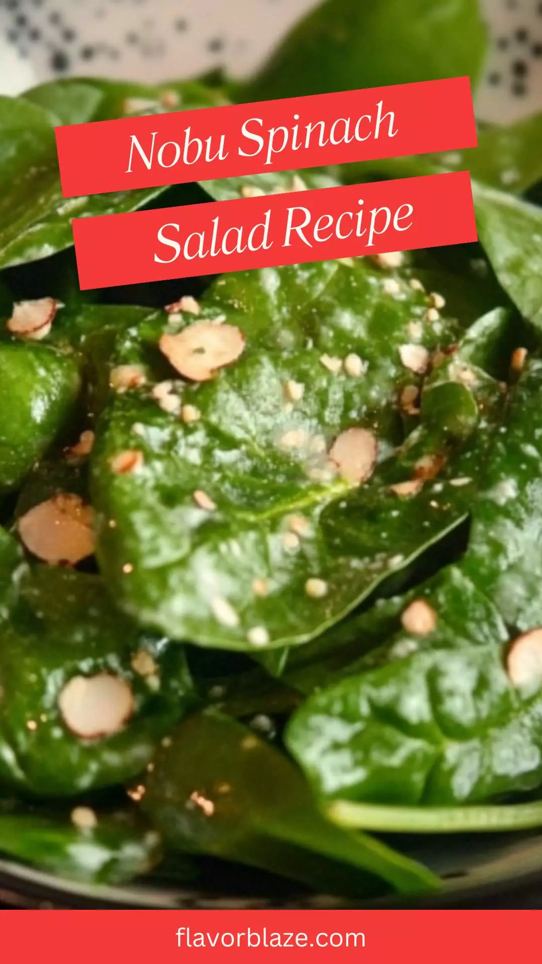 nobu spinach salad recipe