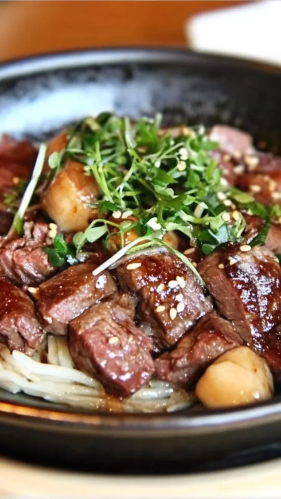 Nobu beef toban yaki copycat recipe