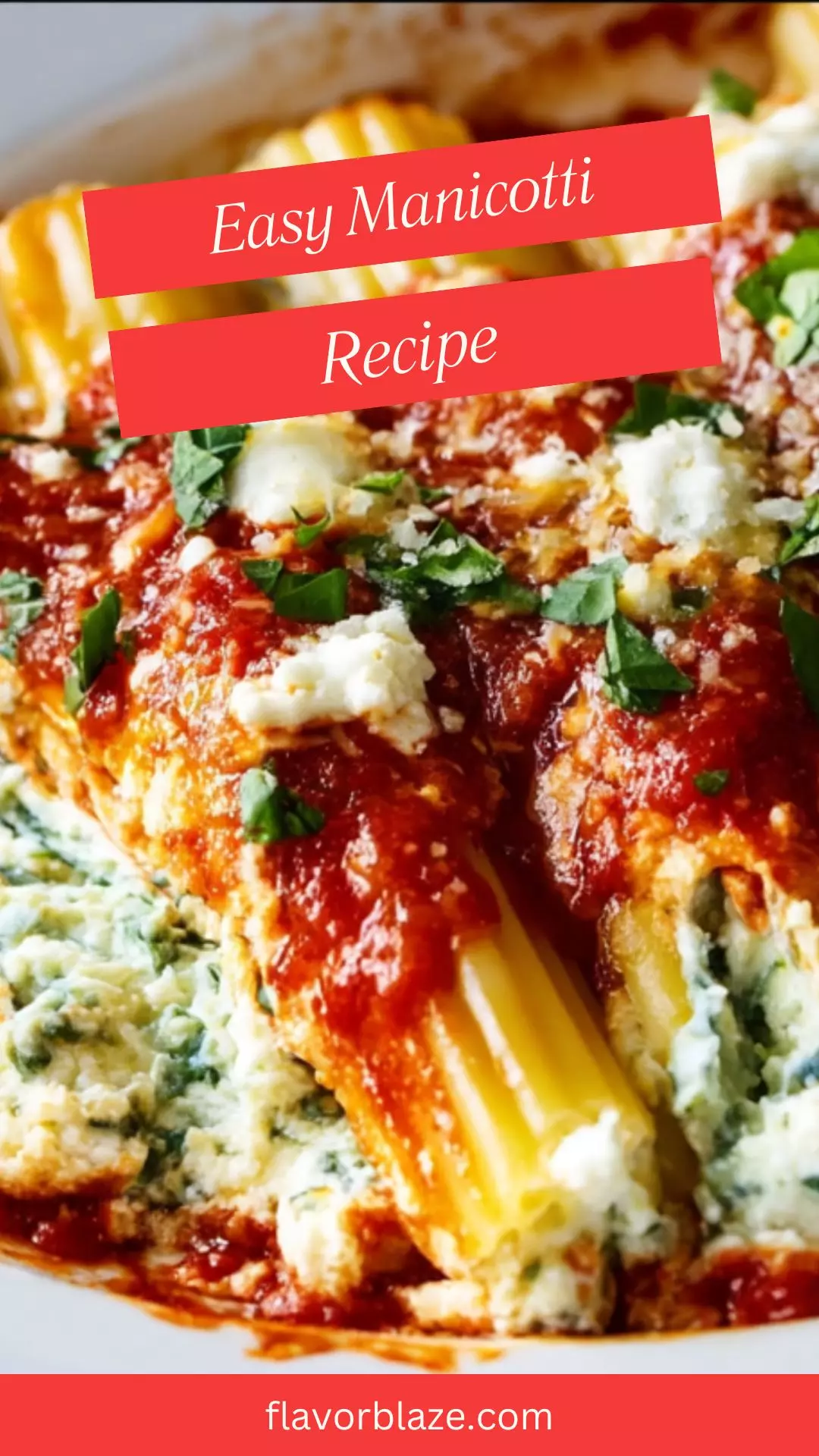 easy manicotti recipe