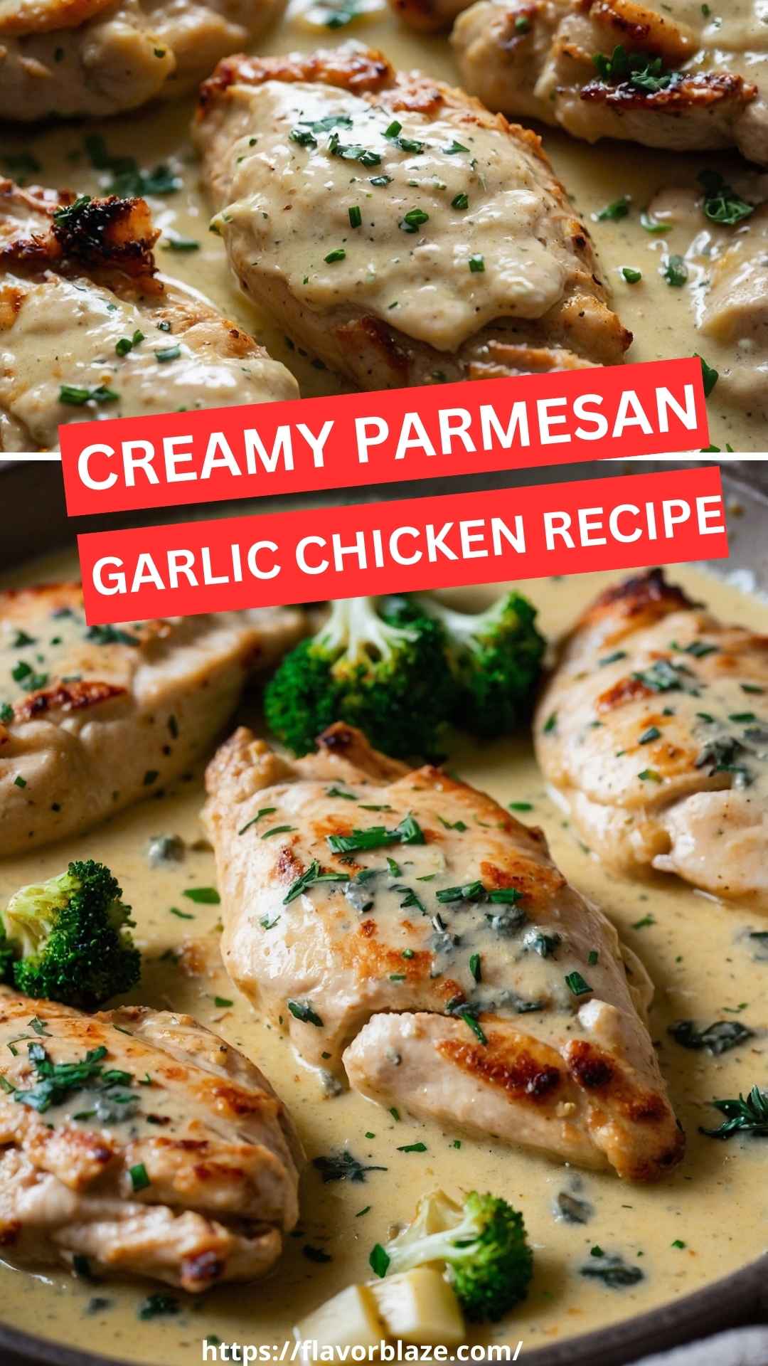 Creamy Parmesan Garlic Chicken Recipe