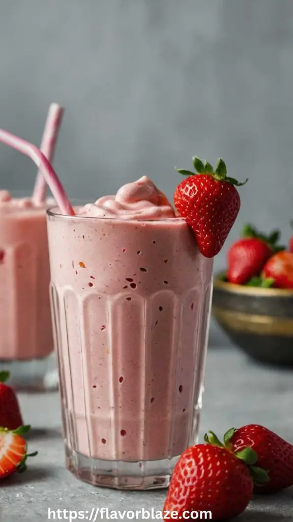 Yummy Strawberry Milkshake Yummy Strawberry Milkshake