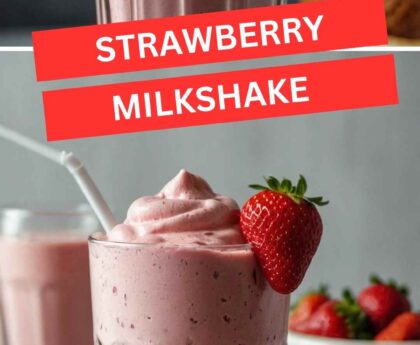 strawberry milkshake