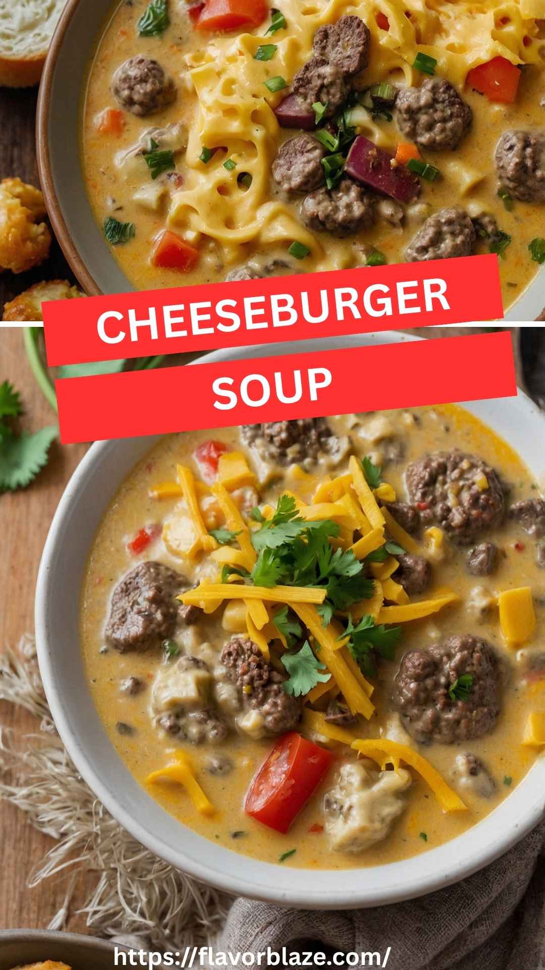 Cheeseburger Soup