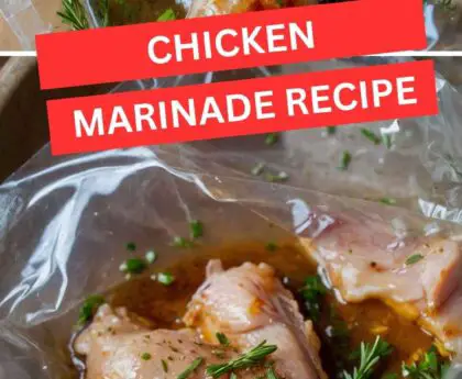 Chicken Marinade Recipe