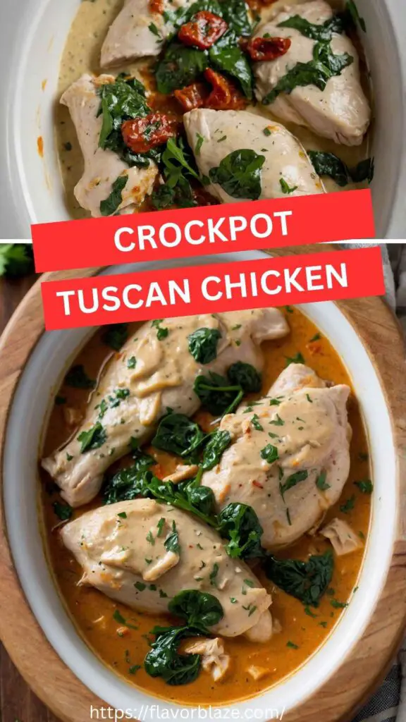 Crockpot Tuscan Chicken Crockpot Tuscan Chicken