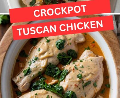 Crockpot Tuscan Chicken
