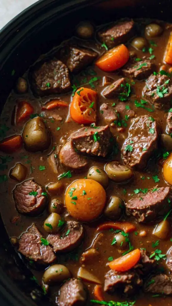 How to cook delicious Slow Cooker Beef Bourguignon How to cook delicious Slow Cooker Beef Bourguignon