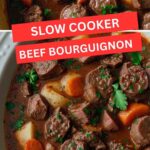 Slow Cooker Beef Bourguignon