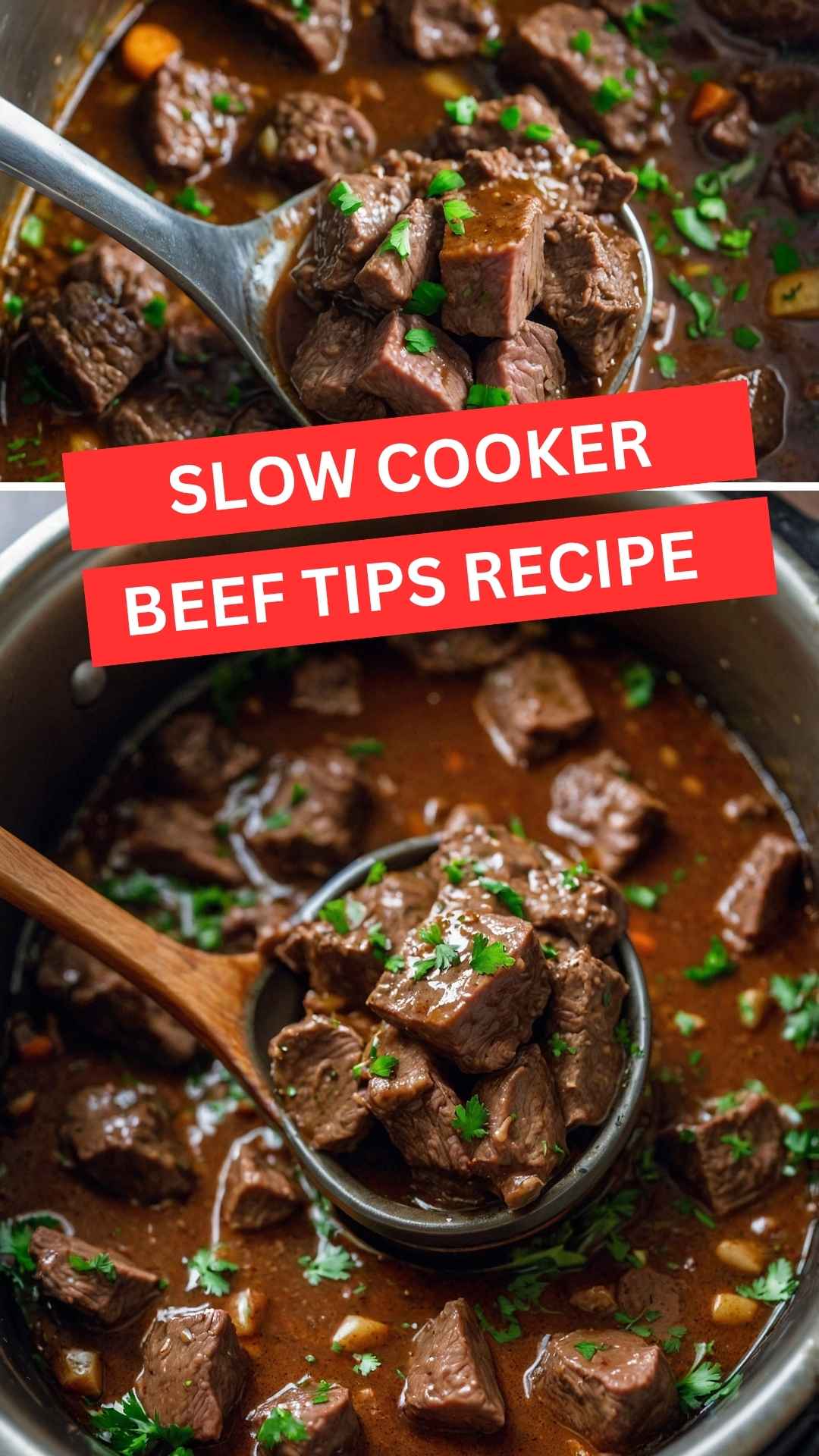 Slow Cooker Beef Tips Recipe