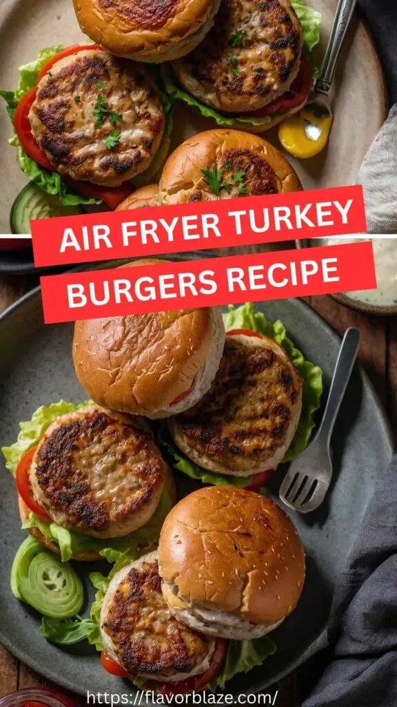 Air Fryer Turkey Burgers Air Fryer Turkey Burgers
