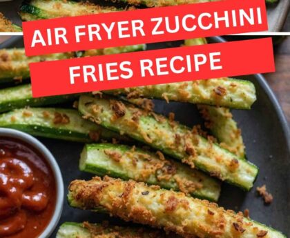 Air Fryer Zucchini Fries Recipe