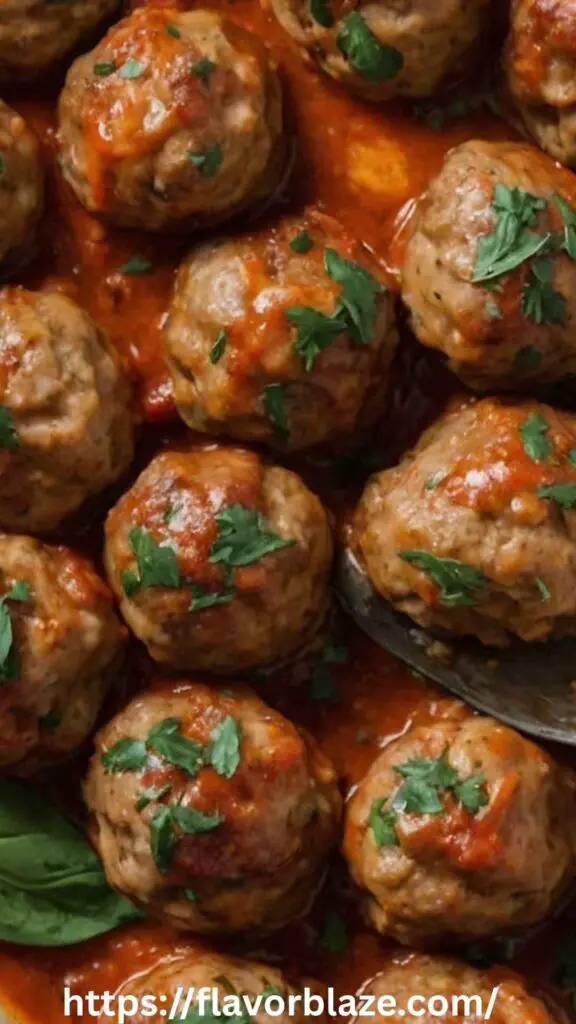 Baked Turkey Meatballs Recipe Baked Turkey Meatballs Recipe