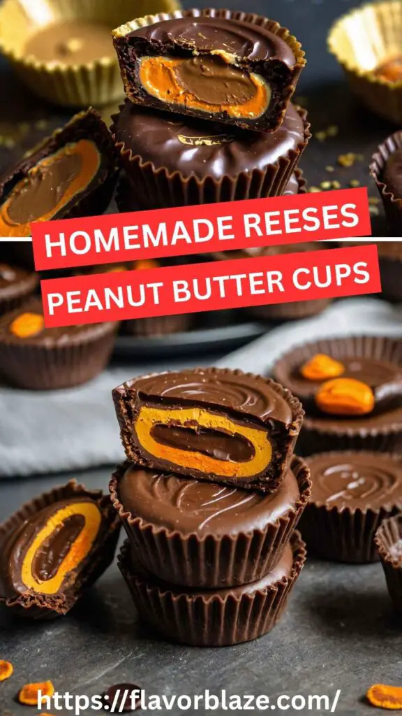 Homemade Reese’s Peanut Butter Cups Homemade Reese’s Peanut Butter Cups