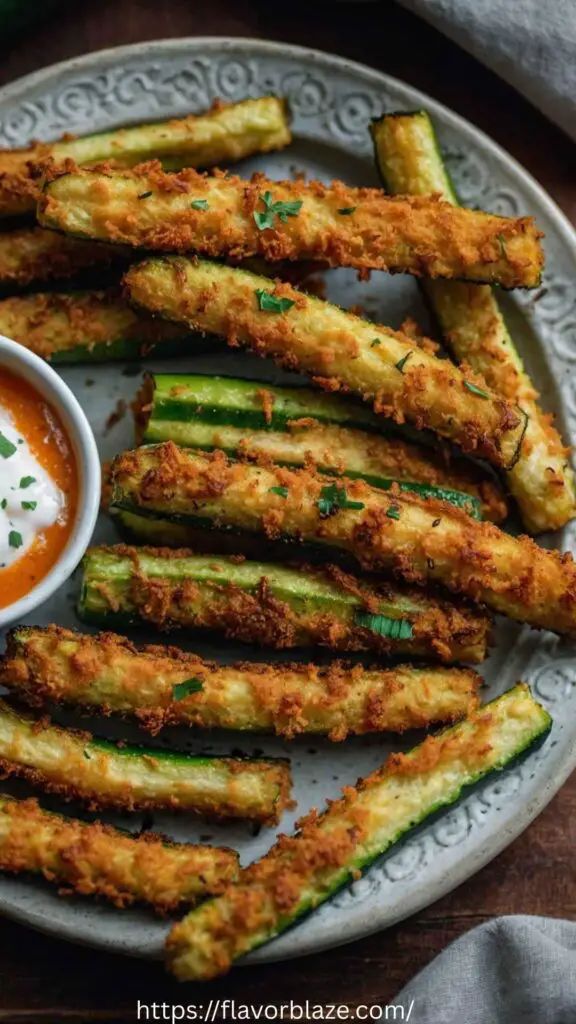 How to Make Air Fryer Zucchini Fries How to Make Air Fryer Zucchini Fries