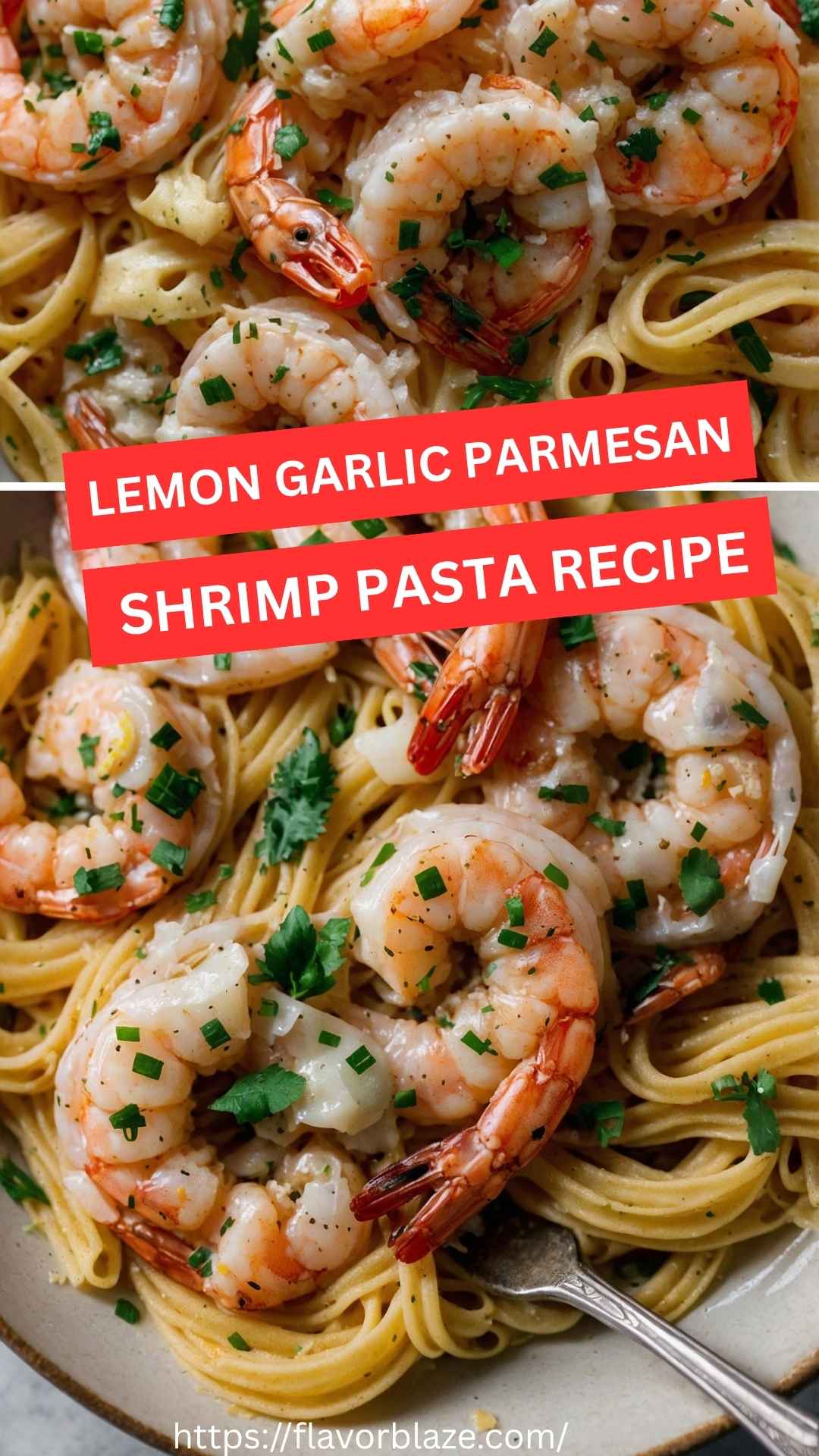 Lemon Garlic Parmesan Shrimp Pasta Recipe – Flavor Blaze
