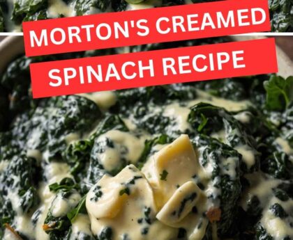 Morton's Creamed Spinach Recipe