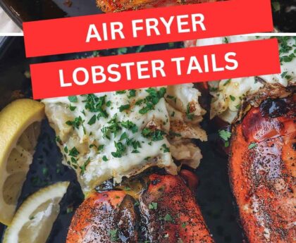Air fryer lobster tails
