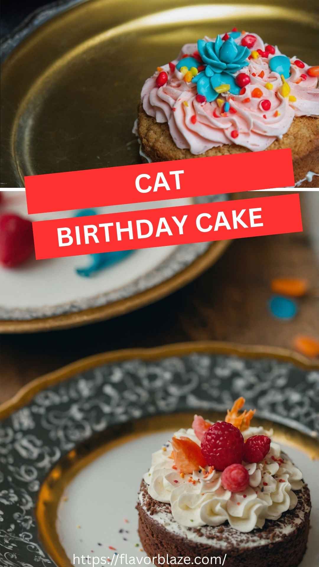 Cat Birthday Cake – Flavor Blaze