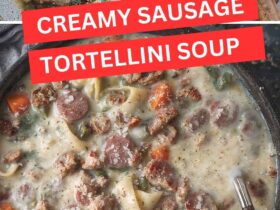 Creamy Sausage Tortellini Soup