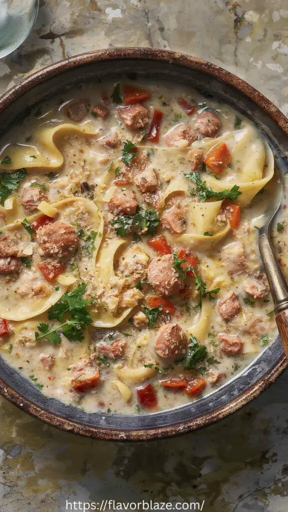 Creamy Sausage Tortellini Soup Recipe Creamy Sausage Tortellini Soup Recipe