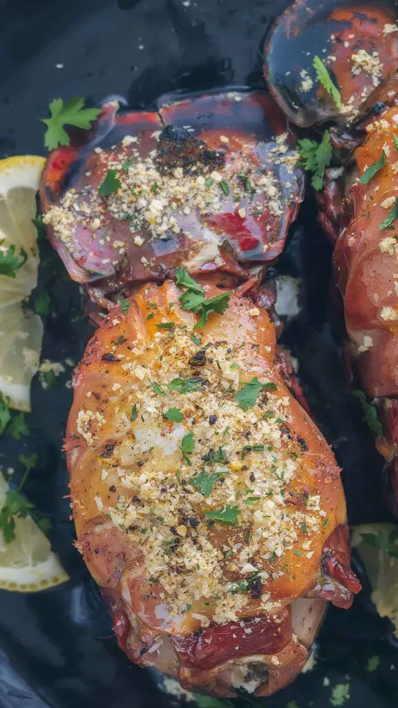 Homemade Air fryer lobster tails