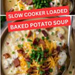 Slow Cooker Loaded Baked Potato Soup