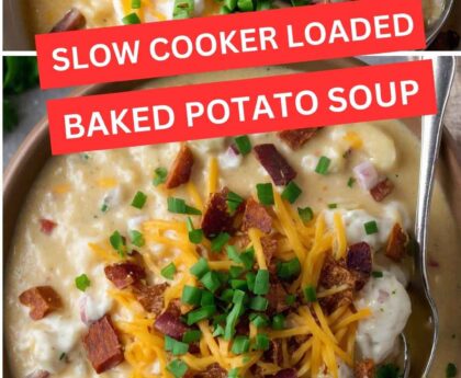 Slow Cooker Loaded Baked Potato Soup