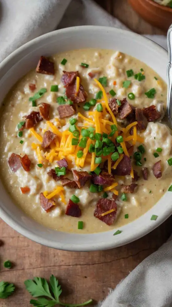 Slow Cooker Loaded Baked Potato Soup Recipe Slow Cooker Loaded Baked Potato Soup Recipe