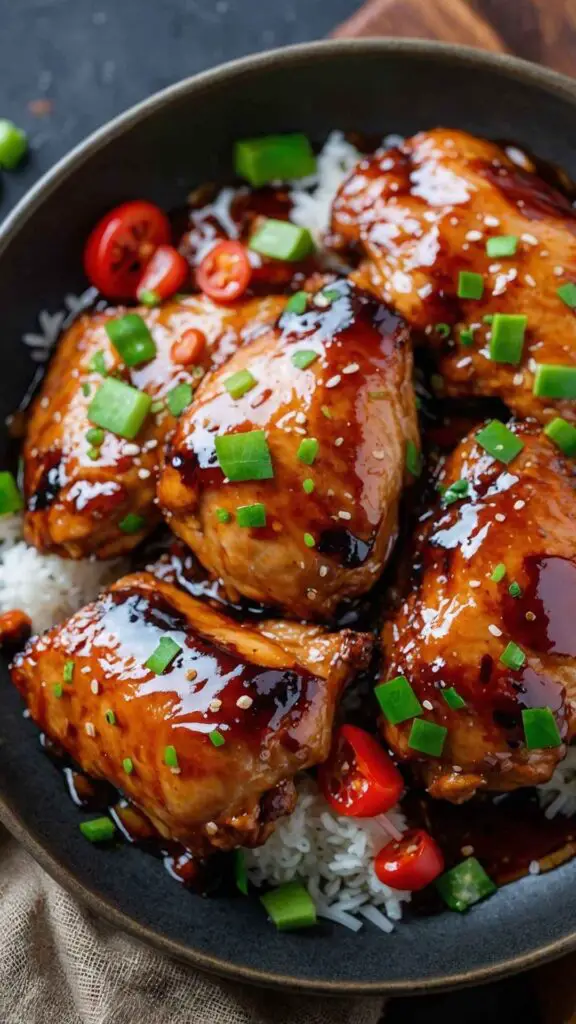 Sticky Asian Glazed Chicken Sticky Asian Glazed Chicken