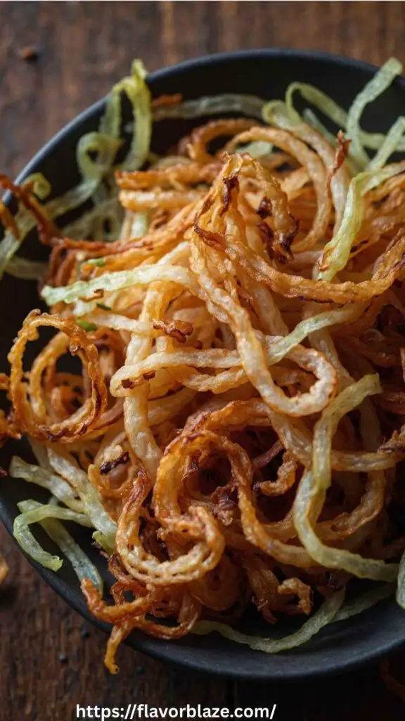 Crispy Onion Strings Recipe