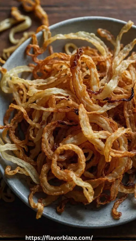 How to Make Crispy Onion Strings