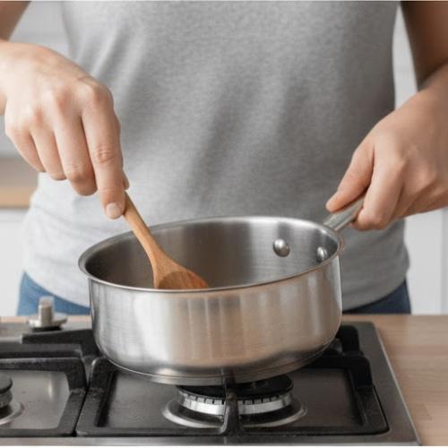 Step 3: Heat the Vinegar Mixture