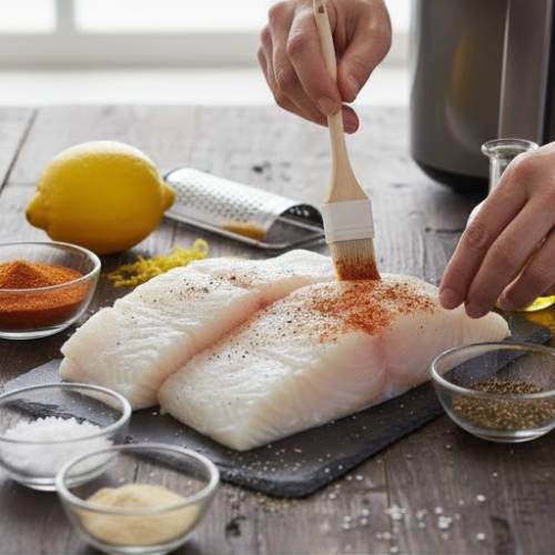 Step 1: Prep the Cod Fillets Step 1: Prep the Cod Fillets