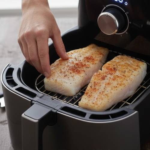 Step 3: Air Fry the Cod Step 3: Air Fry the Cod