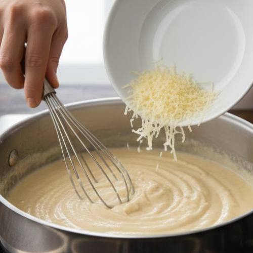 Step 5: Stir in Cheese and Seasonings