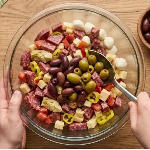 Step 3: Mix in the Olives