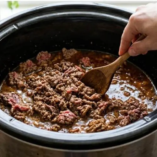 Step 2: Brown the Beef Step 2: Brown the Beef